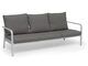 HÅNGER SOFA WHITE FRAME CUSHIONS GRAY-BEIGE