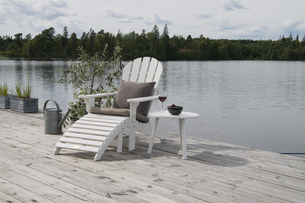 TENNESSEE DECK CHAIR WHITE