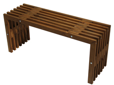 D-BENCH 100 CM FURU BRUN OLJAD