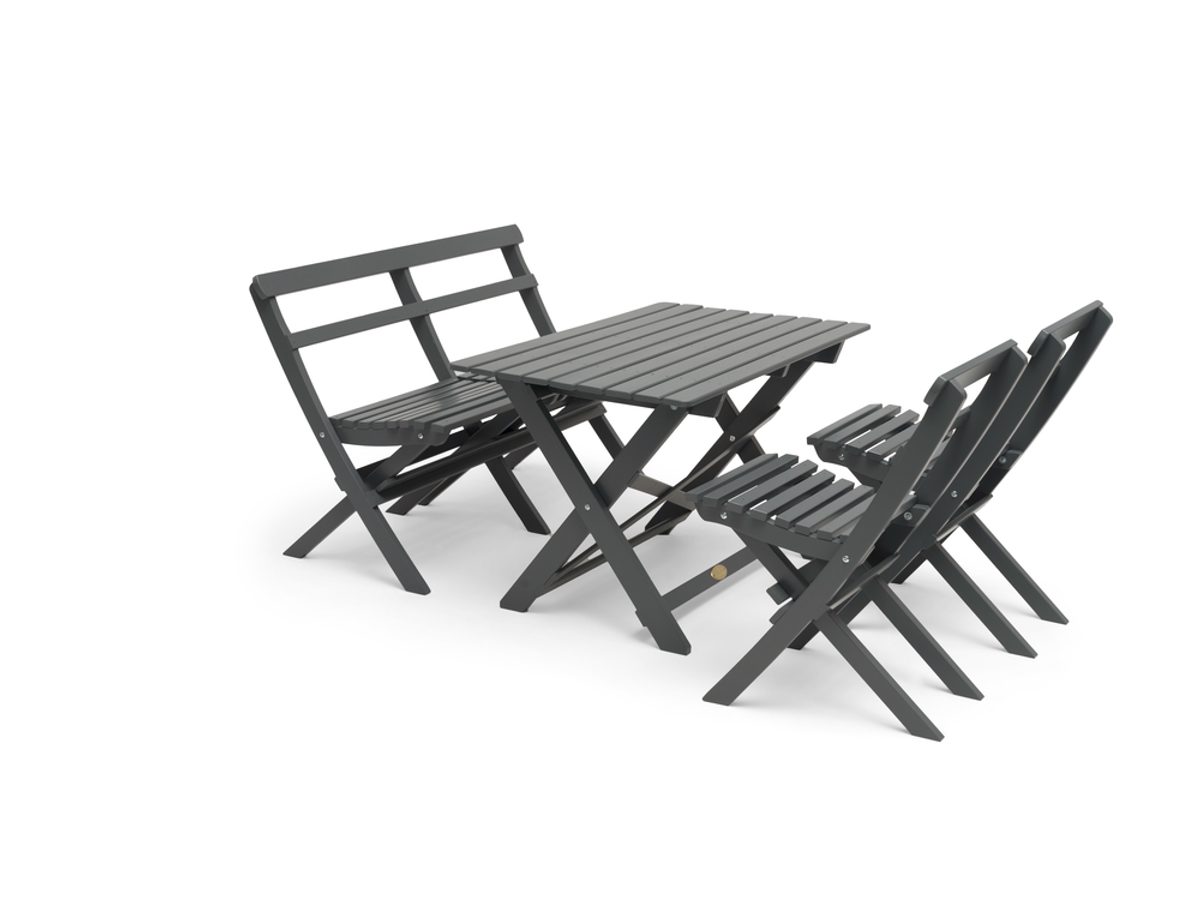 TORPET CHAIR STOL STEEL GRAY