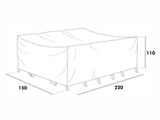 MÖBELSKYDD MATGRUPP 220X150X110 CM