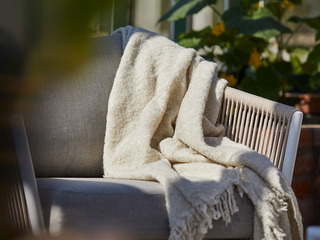 Lersund Fåtölj Vit/Beige