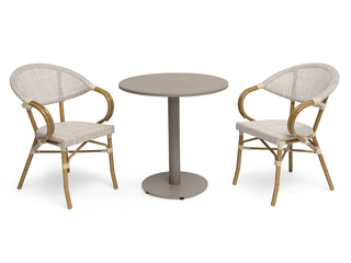 Näsby Cafébord Ø70 Cm Sand