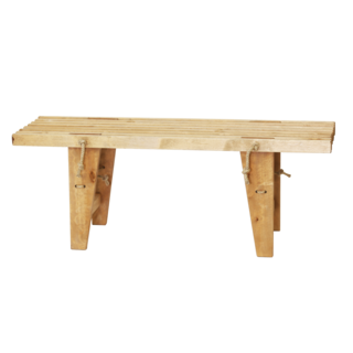 Ecobench 120 Cm Bänk Björk Oljad Ljusbrun