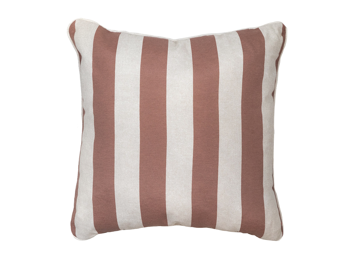 PRYDNADSKUDDE 50X50 CM MOCCA RANDIG