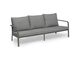 HÅNGER SOFA SAND FRAME CUSHIONS FEATHER GRAY