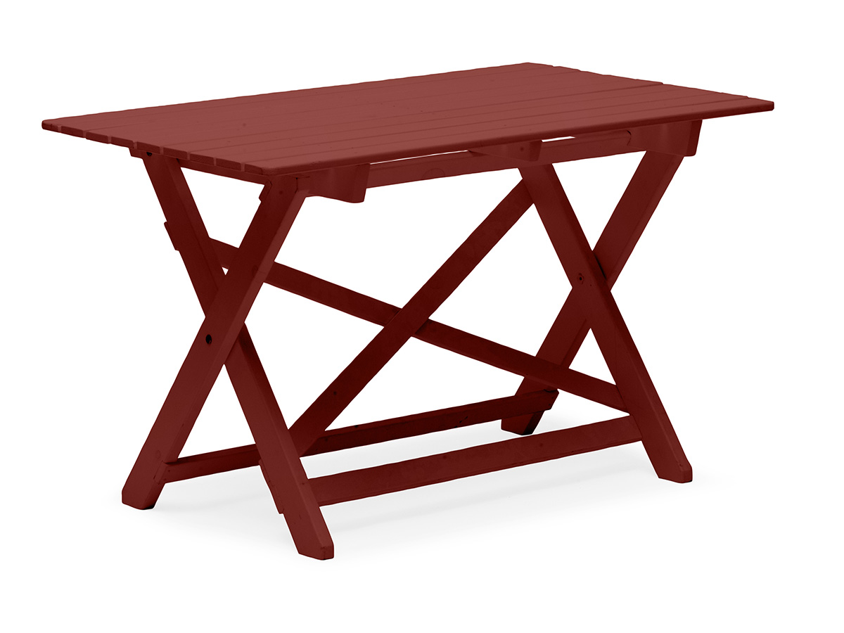 TORPET TABLE 109X67 CM TABLE OXIDE RED