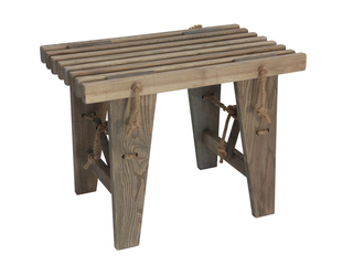 Ecobench 60 Cm Bänk Ask Oljad Grå