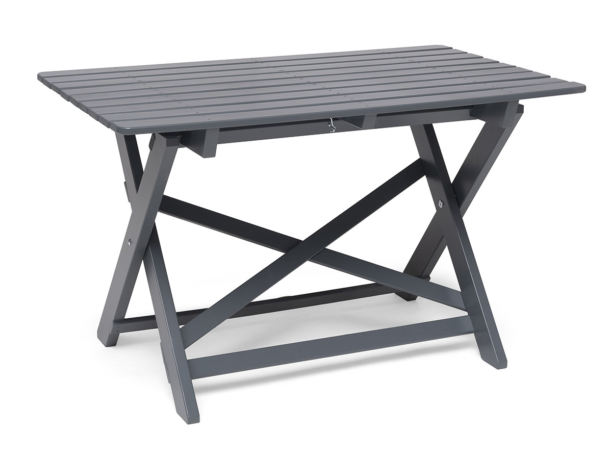 TORPET TABLE 109X67 CM TABLE STEEL GRAY