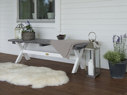 SHABBY CHIC BENCH 40X180 CM