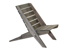 GRANNY STOL FURU GRÅ OLJAD