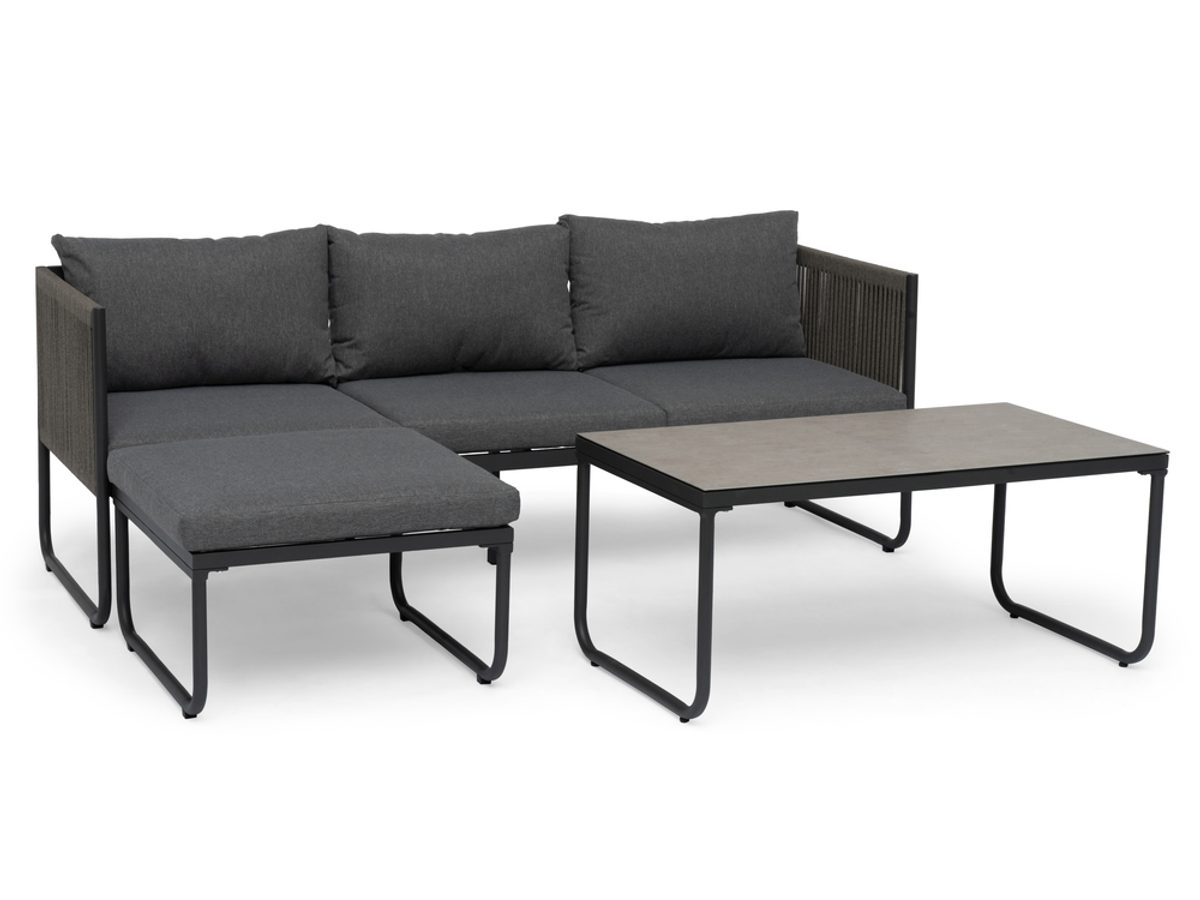 HAMNBORG LOUNGE SET GRAY