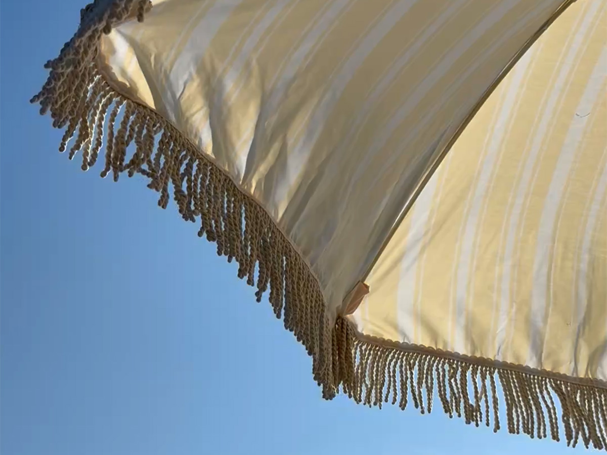 PARASOL 200 CM PARASOL YELLOW