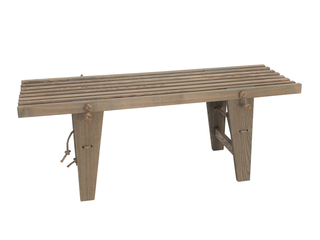 Ecobench 120 Cm Ask Grå Oljad