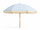 PARASOL 200 CM PARASOL BLUE/WHITE