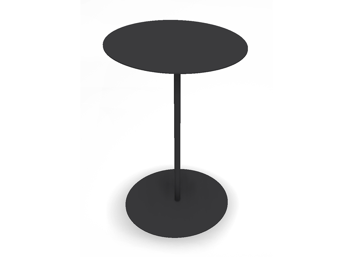 JET SET Ø45X67 CM SIDE TABLE BLACK