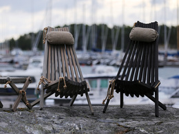 ECOCHAIR FURU SVART OLJAD