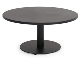 Näsby Soffbord Ø80cm Svart