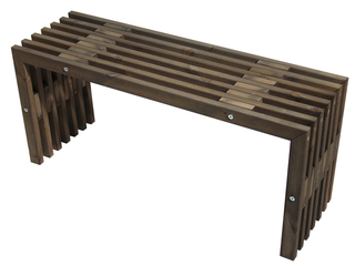 D-Bench 100 Cm Furu Grå Oljad