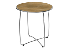 SPRING CAFÉBORD DIA70XH71 CM FÖRZINKAT STÅL/TEAK