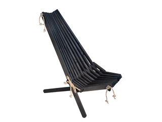 Ecochair Al Svart Oljad