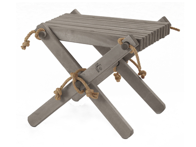 LILLI FOOT STOOL BIRCH GRAY OILED