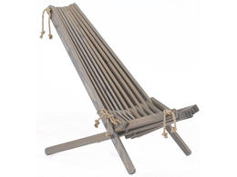 ECOCHAIR FURU OLJAD GRÅ