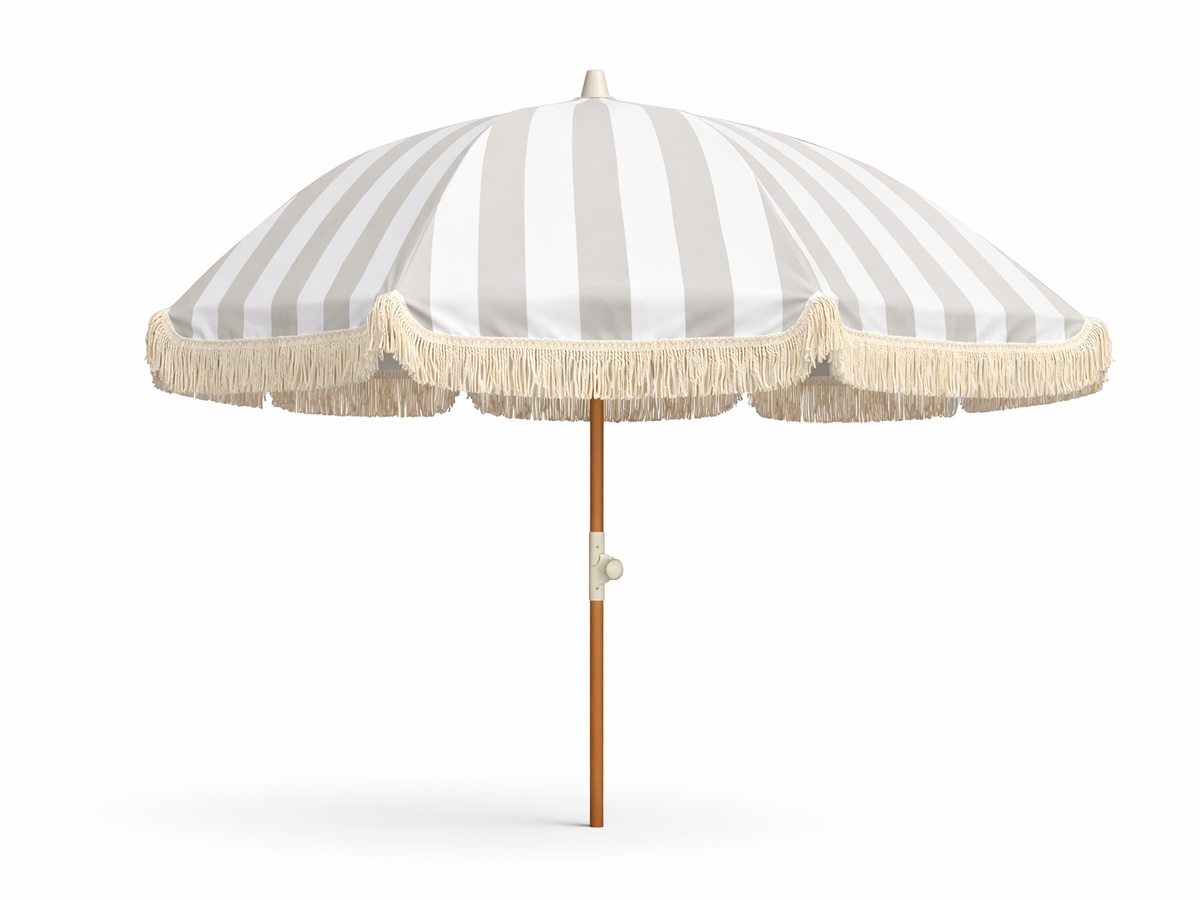 PARASOL 200 CM PARASOL SAND/WHITE
