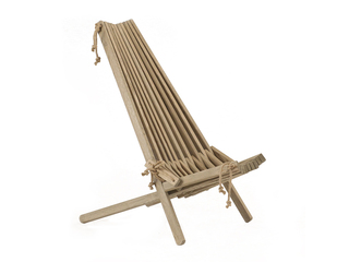 Ecochair Ask Grå Oljad