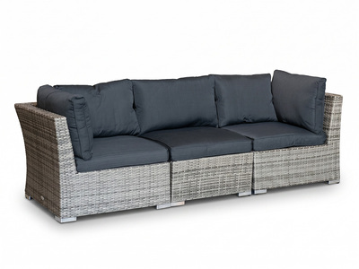 WISCONSIN 3SITS SOFFA, GRANIT