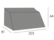 MÖBELSKYDD OXELUNDA 3-SITS SOFFA