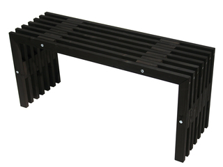 D-Bench 100 Cm Furu Svart Oljad