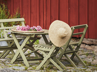 Torpet Stol Antikgrön