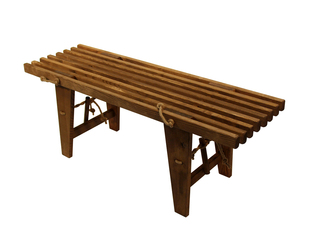 Ecobench 120 Cm Ask Brun Oljad