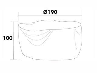 Möbelskydd Matgrupp Ø190 Cm