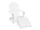 TENNESSEE DECK CHAIR WHITE