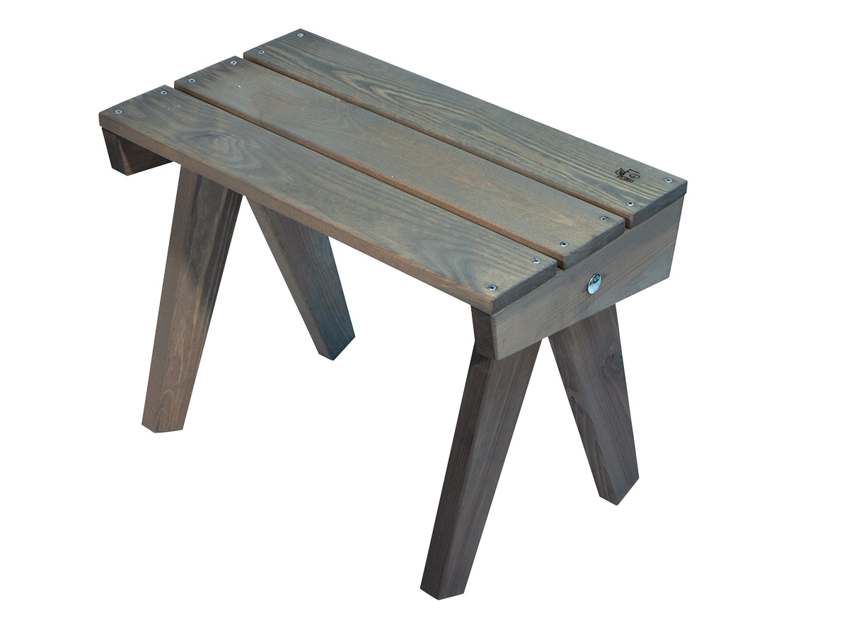 GRANNY TABLE PINE GRAY OILED