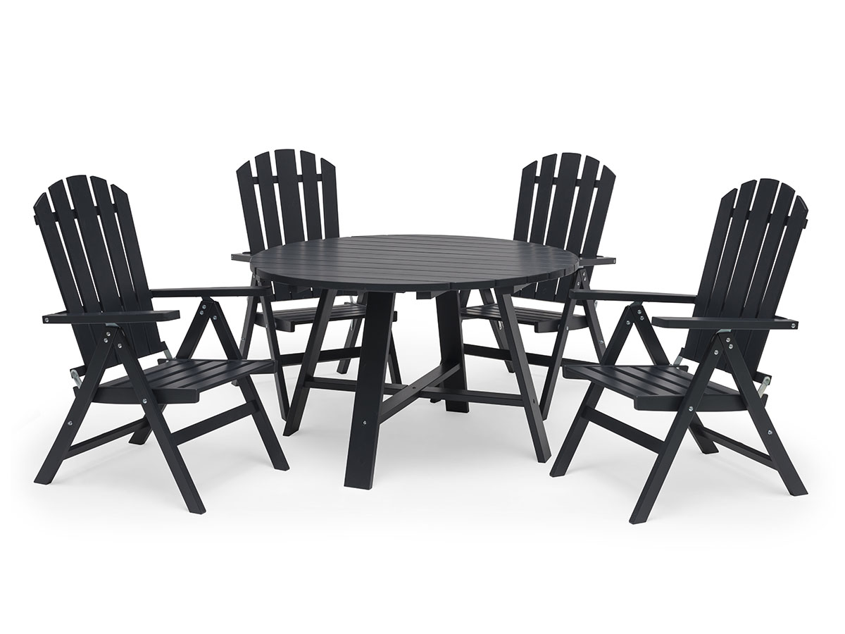 LÄCKÖ TABLE Ø120 CM HURRICANE GRAY