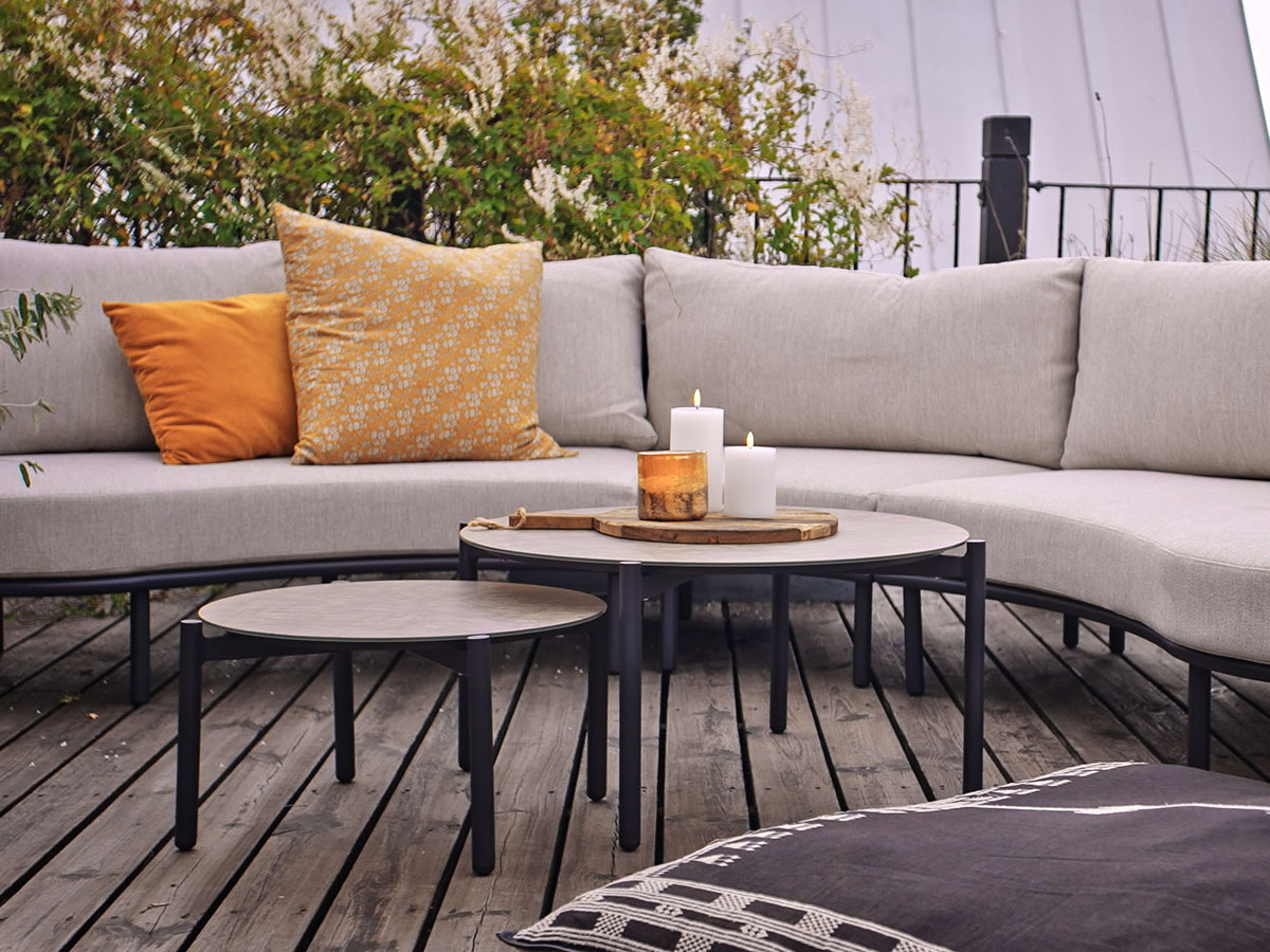 SOLNÄS SOFA SET BLACK