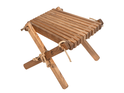 LILLI FOOT STOOL BIRCH BROWN OILED