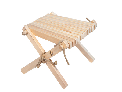 LILLI FOOT STOOL ALDER NATURAL