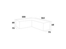 MÖBELSKYDD GRÅ 200/265X70X68 CM MÖBELSKYDD LOUNGEGRUPP