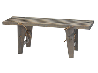 Ecobench 120 Cm Furu Grå Oljad