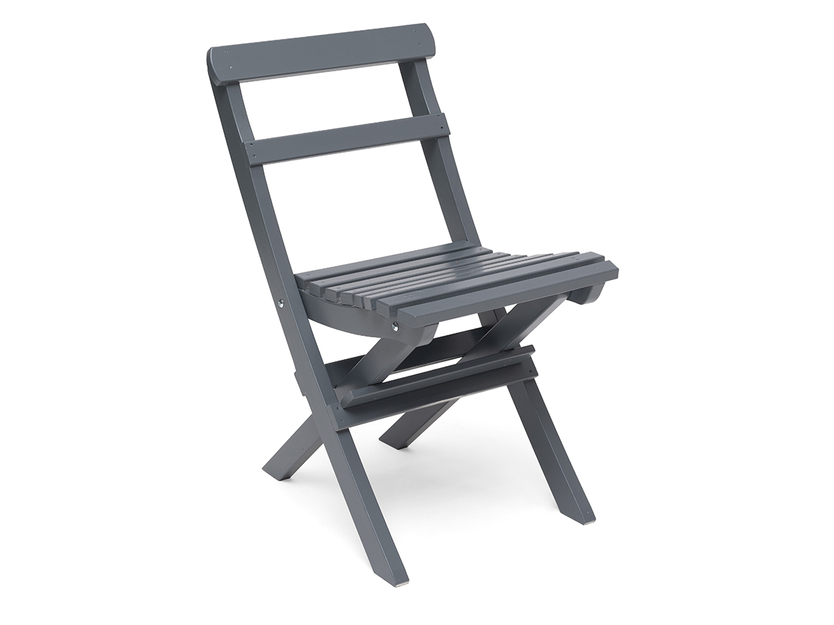 TORPET CHAIR STOL STEEL GRAY