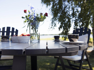 Läckö Bord Ø120 Cm Orkangrå