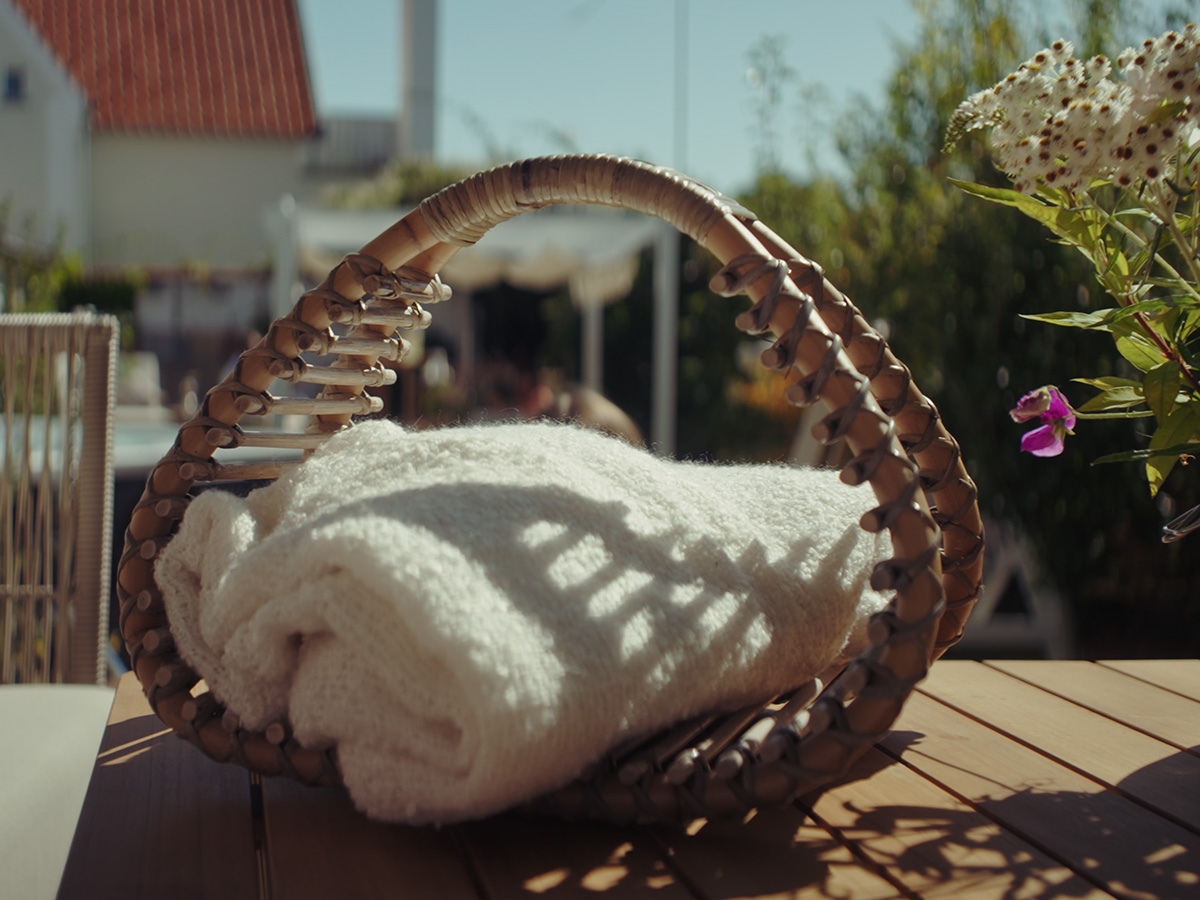 ELDA GRAY FIREWOOD BASKET