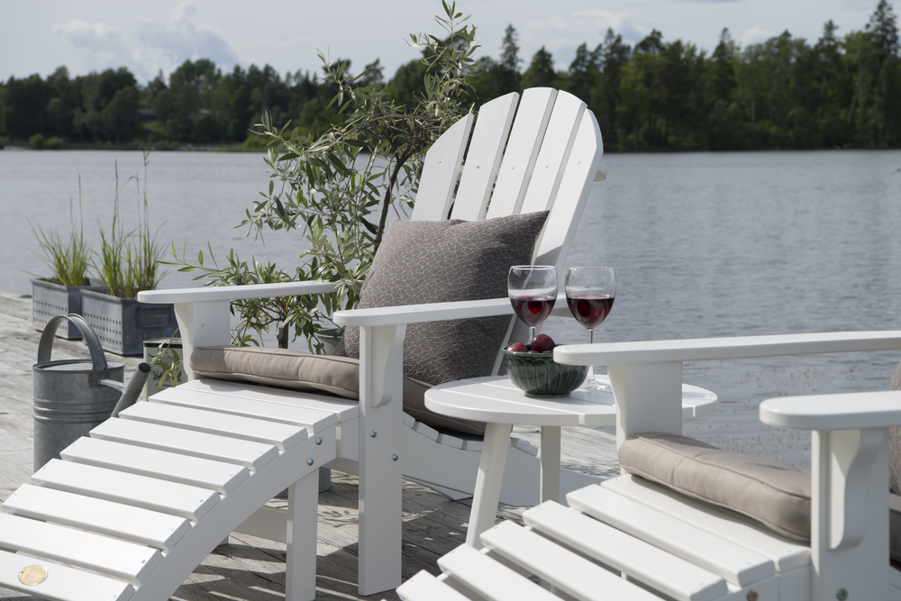 TENNESSEE DECK CHAIR WHITE