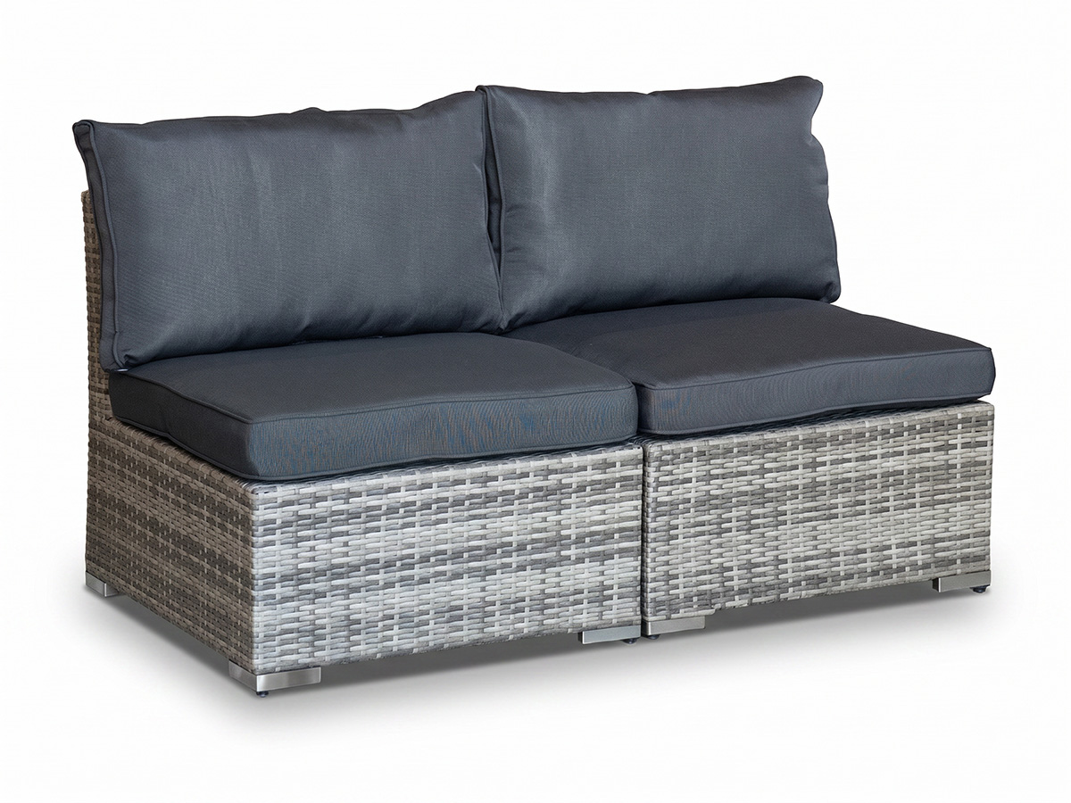 WISCONSIN 2 SITS, GRÅ/BRUN