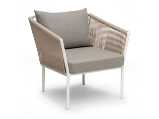 Lersund Fåtölj Vit/Beige