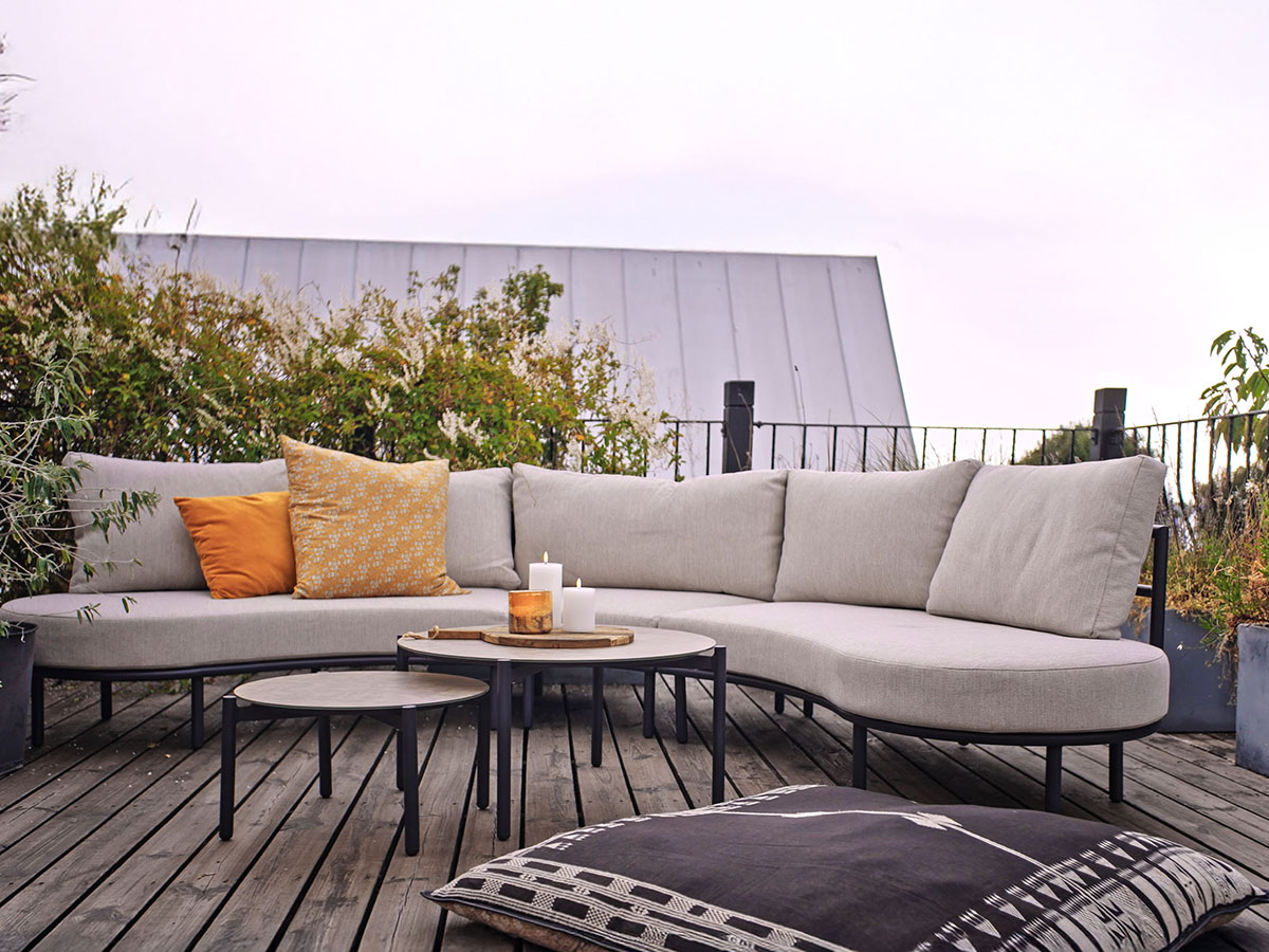 SOLNÄS SOFA SET BLACK